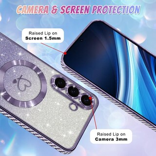 Foto 4 | Foto 4 | Funda Bonoma Para Teléfono Móvil Compatible Con Samsung Galaxy S25, Color Morado - Venta Internacional.