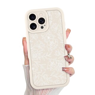 Foto 1 | Foto 1 | Funda De Teléfono Mzelq Para Iphone 16 Pro Con Estampado Floral De Silicona - Venta Internacional.