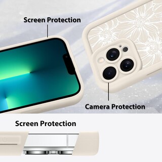 Foto 4 | Foto 4 | Funda De Teléfono Mzelq Para Iphone 13 Pro Max Silicone Sunflower - Venta Internacional.