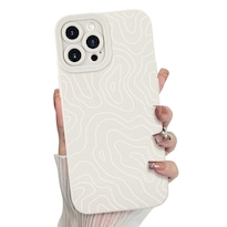 Funda De Teléfono Mzelq Para Iphone 12 Pro Max De Silicona Blanca - Venta Internacional.