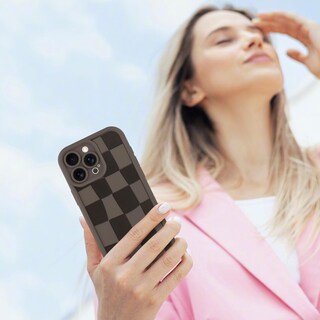 Foto 6 | Foto 6 | Funda De Teléfono Kanghar Compatible Con Iphone 15 Pro Max - Marrón - Venta Internacional.