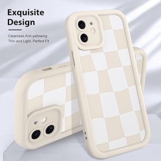 Foto 3 | Foto 3 | Funda De Teléfono Kanghar Compatible Con Iphone 12 De Silicona Blanca - Venta Internacional.