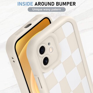 Foto 4 | Foto 4 | Funda De Teléfono Kanghar Compatible Con Iphone 12 De Silicona Blanca - Venta Internacional.