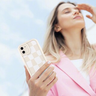 Foto 6 | Foto 6 | Funda De Teléfono Kanghar Compatible Con Iphone 12 De Silicona Blanca - Venta Internacional.