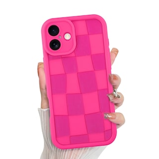 Foto 1 | Foto 1 | Funda De Teléfono Kanghar Compatible Con Iphone 16 De Silicona, Color Rosa Intenso - Venta Internacional.