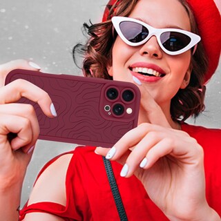 Foto 6 | Foto 6 | Funda De Teléfono Mzelq Para Iphone 16 Pro Max Silicone Red - Venta Internacional.