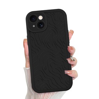 Foto 1 | Foto 1 | Funda De Teléfono Mzelq Para Iphone 14 Pro De Silicona A Prueba De Golpes - Negra - Venta Internacional.