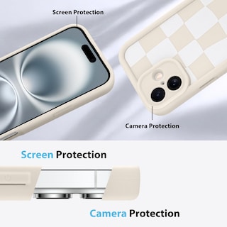 Foto 5 | Foto 5 | Funda De Teléfono Kanghar Compatible Con Iphone 16 Plus De Silicona - Venta Internacional.