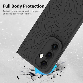 Foto 2 | Foto 2 | Funda De Teléfono Mzelq Silicone Wave Ripple Para Samsung Galaxy S24 Fe - Venta Internacional.