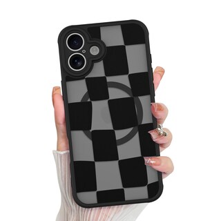 Foto 1 | Foto 1 | Funda De Teléfono Kanghar Para Iphone 16 De Estética Mate A Cuadros - Venta Internacional.
