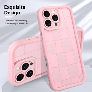 Foto 3 | Foto 3 | Funda De Teléfono Kanghar Compatible Con Iphone 16 Pro De Silicona Rosa - Venta Internacional.