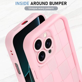 Foto 4 | Foto 4 | Funda De Teléfono Kanghar Compatible Con Iphone 16 Pro De Silicona Rosa - Venta Internacional.