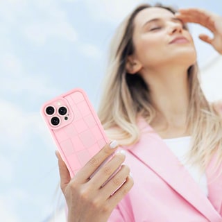 Foto 6 | Foto 6 | Funda De Teléfono Kanghar Compatible Con Iphone 16 Pro De Silicona Rosa - Venta Internacional.