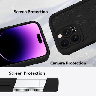 Foto 4 | Foto 4 | Funda De Teléfono Mzelq Para Iphone 14 Pro Max De Silicona A Prueba De Golpes - Venta Internacional.