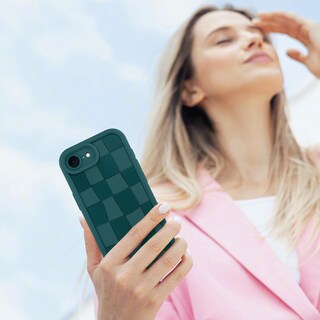 Foto 6 | Foto 6 | Funda De Teléfono Kanghar Compatible Con Iphone 16e, Silicona, Color Verde - Venta Internacional.