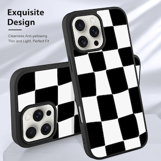 Foto 3 | Foto 3 | Funda De Teléfono Kanghar Para Iphone 16 Pro Max Con Estampado De Cuadros - Venta Internacional.