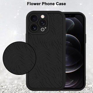 Foto 5 | Foto 5 | Funda De Teléfono Mzelq Para Iphone 12 Pro De Silicona A Prueba De Golpes - Negra - Venta Internacional.