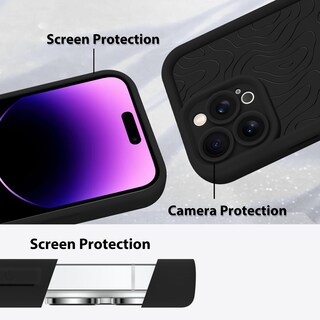 Foto 4 | Foto 4 | Funda De Teléfono Mzelq Para Iphone 14 Pro Max De Silicona A Prueba De Golpes - Venta Internacional.