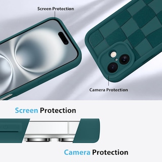 Foto 5 | Foto 5 | Funda De Teléfono Kanghar Compatible Con Iphone 16 Plus - Verde - Venta Internacional.