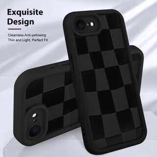 Foto 3 | Foto 3 | Funda De Teléfono Kanghar Compatible Con Iphone 16e De Silicona Negra - Venta Internacional.
