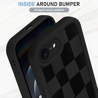 Foto 4 | Foto 4 | Funda De Teléfono Kanghar Compatible Con Iphone 16e De Silicona Negra - Venta Internacional.