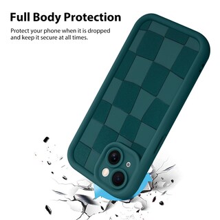 Foto 2 | Foto 2 | Funda De Teléfono Kanghar Compatible Con Iphone 15, Silicona, Color Verde - Venta Internacional.