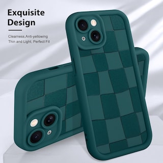 Foto 3 | Foto 3 | Funda De Teléfono Kanghar Compatible Con Iphone 15, Silicona, Color Verde - Venta Internacional.