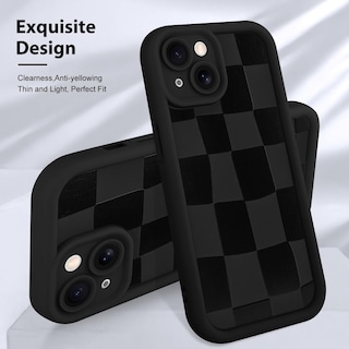 Foto 3 | Foto 3 | Funda De Teléfono Kanghar Compatible Con Iphone 13 De Silicona Negra - Venta Internacional.