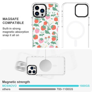 Foto 5 | Foto 5 | Funda De Teléfono Mosnovo Compatible Con Iphone 13 Pro Strawberry - Venta Internacional.