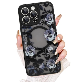 Foto 1 | Foto 1 | Funda De Teléfono Aigomara Para Iphone 16 Pro Con Magsafe Rose Flower - Venta Internacional.