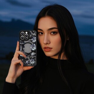 Foto 7 | Foto 7 | Funda De Teléfono Aigomara Para Iphone 16 Pro Con Magsafe Rose Flower - Venta Internacional.
