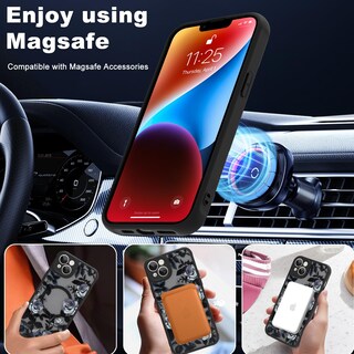 Foto 5 | Foto 5 | Funda De Teléfono Aigomara Para Iphone 14 Plus Con Magsafe Rose Flower - Venta Internacional.