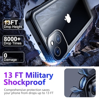 Foto 3 | Foto 3 | Funda Impermeable Temdan Compatible Con Iphone 13 6.1 - Venta Internacional.