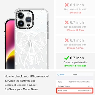 Foto 2 | Foto 2 | Funda De Teléfono Mosnovo Para Iphone 14 Pro Max Con Magsafe Clear - Venta Internacional.
