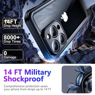 Foto 3 | Foto 3 | Funda Impermeable Temdan Compatible Con Iphone 14 Pro Max - Venta Internacional.