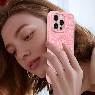Foto 6 | Foto 6 | Funda Para Iphone 16 Pro Kanghar Con Estampado De Leopardo Rosa Y Magsafe - Venta Internacional.