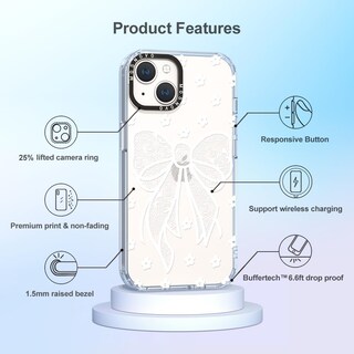 Foto 6 | Foto 6 | Funda De Teléfono Mosnovo Para Iphone 14 De 6.1 Pulgadas Buffertech, Tpu Transparente - Venta Internacional.