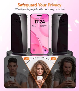 Foto 7 | Foto 7 | Funda De Teléfono Meifigno Diseñada Para Iphone 15, Color Rosa Intenso - Venta Internacional.