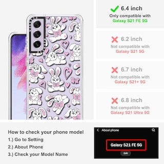 Foto 2 | Foto 2 | Funda De Teléfono Mosnovo Para Samsung Galaxy S21 Fe Tpu Transparente - Venta Internacional.