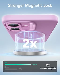 Foto 5 | Foto 5 | Funda Esr Para Iphone 16 Con Magsafe, A Prueba De Golpes, Rosa - Venta Internacional.
