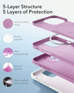 Foto 7 | Foto 7 | Funda Esr Para Iphone 16 Con Magsafe, A Prueba De Golpes, Rosa - Venta Internacional.