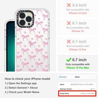 Foto 2 | Foto 2 | Funda De Teléfono Mosnovo Para Iphone 13 Pro Max Buffertech Clear - Venta Internacional.