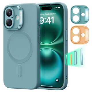 Foto 1 | Foto 1 | Funda Esr Para Iphone 16 Con Magsafe, Color Verde Azulado A Prueba De Golpes - Venta Internacional.
