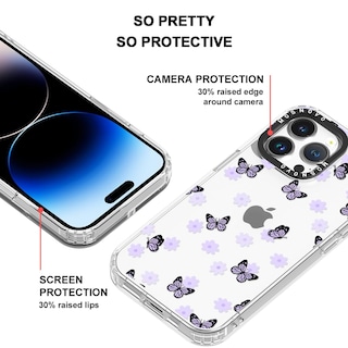 Foto 4 | Foto 4 | Funda De Teléfono Mosnovo Para Iphone 14 Pro Max Lila Butterfly - Venta Internacional.