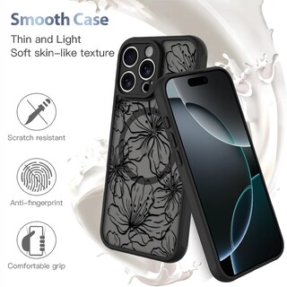 Foto 5 | Foto 5 | Funda De Teléfono Aigomara Para Iphone 16 Pro Con Magsafe Blooming Flowers - Venta Internacional.
