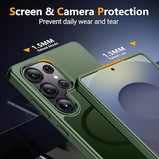 Foto 4 | Foto 4 | Funda Magnética Spidercase Para Samsung Galaxy S25 Ultra Green - Venta Internacional.