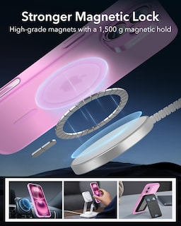 Foto 7 | Foto 7 | Funda De Teléfono Esr Para Iphone 16 Plus Con Magsafe A Prueba De Golpes, Rosa - Venta Internacional.