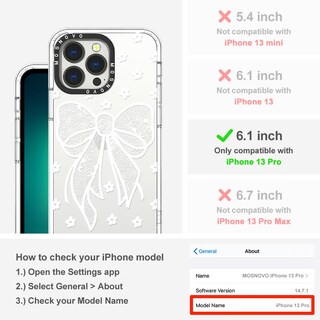 Foto 2 | Foto 2 | Funda De Teléfono Mosnovo Para Iphone 13 Pro Buffertech Clear Tpu - Venta Internacional.