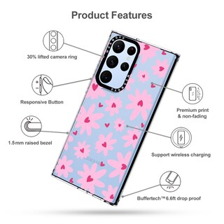 Foto 6 | Foto 6 | Funda De Teléfono Mosnovo Para Samsung Galaxy S22 Ultra Love In Bloom - Venta Internacional.