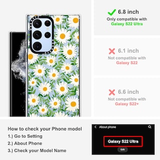 Foto 2 | Foto 2 | Funda De Teléfono Mosnovo Para Samsung Galaxy S22 Ultra Clear Tpu - Venta Internacional.